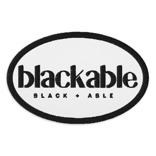 Blackable Branded Essentials Oval Patch | Blackable – Black - Owned Woman - Owned Fashion Tech