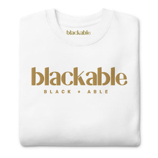 Blackable Branded Essentials Premium Sweatshirt | Blackable – Black - Owned Woman - Owned Fashion Tech