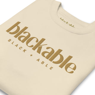 Blackable Branded Essentials Premium Sweatshirt | Blackable – Black - Owned Woman - Owned Fashion Tech