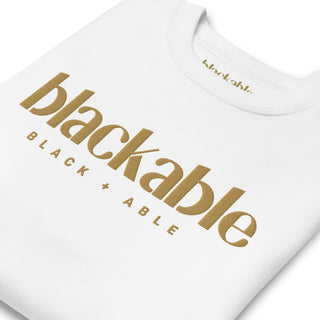 Blackable Branded Essentials Premium Sweatshirt | Blackable – Black - Owned Woman - Owned Fashion Tech