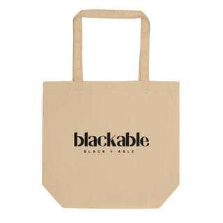 Blackable Branded Essentials Printed Tote | Blackable – Black - Owned Woman - Owned Fashion Tech