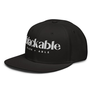 Blackable Branded Essentials Snapback | Blackable – Black - Owned Woman - Owned Fashion Tech