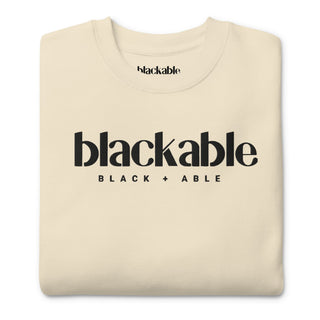 Blackable Branded Essentials Sweatshirt | Blackable – Black - Owned Woman - Owned Fashion Tech