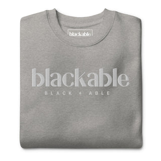 Blackable Branded Essentials Sweatshirt | Blackable – Black - Owned Woman - Owned Fashion Tech