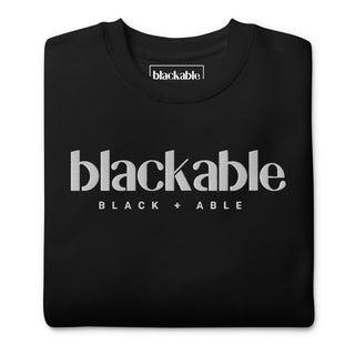 Blackable Branded Essentials Sweatshirt | Blackable – Black - Owned Woman - Owned Fashion Tech