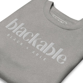 Blackable Branded Essentials Sweatshirt | Blackable – Black - Owned Woman - Owned Fashion Tech