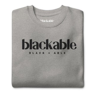 Blackable Branded Essentials Sweatshirt | Blackable – Black - Owned Woman - Owned Fashion Tech
