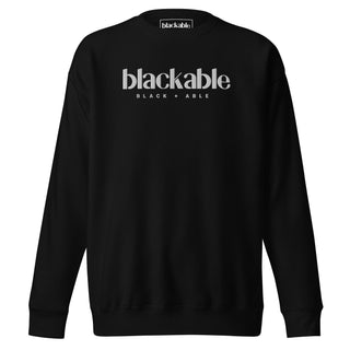 Blackable Branded Essentials Sweatshirt | Blackable – Black - Owned Woman - Owned Fashion Tech