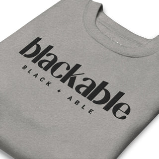 Blackable Branded Essentials Sweatshirt | Blackable – Black - Owned Woman - Owned Fashion Tech