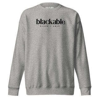 Blackable Branded Essentials Sweatshirt | Blackable – Black - Owned Woman - Owned Fashion Tech