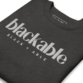 Blackable Branded Essentials Sweatshirt | Blackable – Black - Owned Woman - Owned Fashion Tech