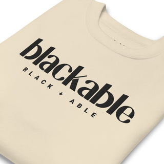 Blackable Branded Essentials Sweatshirt | Blackable – Black - Owned Woman - Owned Fashion Tech