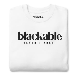 Blackable Branded Essentials Sweatshirt | Blackable – Black - Owned Woman - Owned Fashion Tech