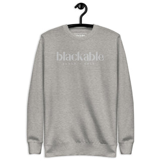 Blackable Branded Essentials Sweatshirt | Blackable – Black - Owned Woman - Owned Fashion Tech