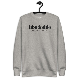 Blackable Branded Essentials Sweatshirt | Blackable – Black - Owned Woman - Owned Fashion Tech