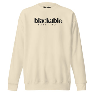 Blackable Branded Essentials Sweatshirt | Blackable – Black - Owned Woman - Owned Fashion Tech