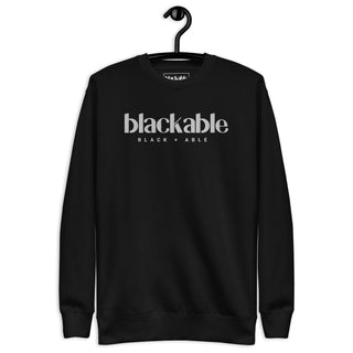 Blackable Branded Essentials Sweatshirt | Blackable – Black - Owned Woman - Owned Fashion Tech