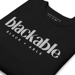 Blackable Branded Essentials Sweatshirt | Blackable – Black - Owned Woman - Owned Fashion Tech