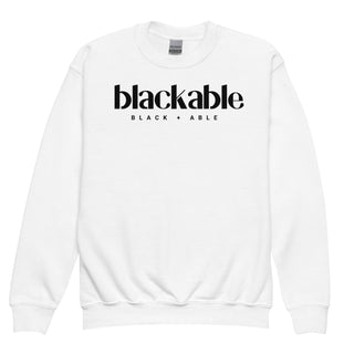 Blackable Branded Essentials Youth Sweatshirt | Blackable – Black - Owned Woman - Owned Fashion Tech
