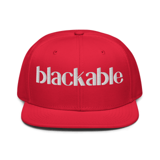 Blackable Classic Snapback | Blackable – Black - Owned Woman - Owned Fashion Tech