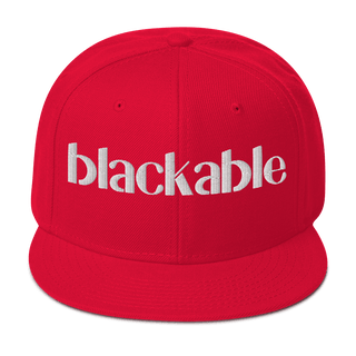 Blackable Classic Snapback | Blackable – Black - Owned Woman - Owned Fashion Tech