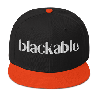 Blackable Classic Snapback | Blackable – Black - Owned Woman - Owned Fashion Tech