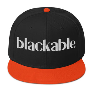Blackable Classic Snapback Hat | Blackable – Black - Owned Woman - Owned Fashion Tech