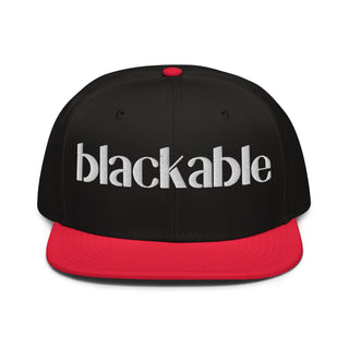 Blackable Classic Snapback Hat | Blackable – Black - Owned Woman - Owned Fashion Tech