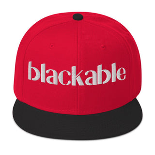 Blackable Classic Snapback Hat | Blackable – Black - Owned Woman - Owned Fashion Tech