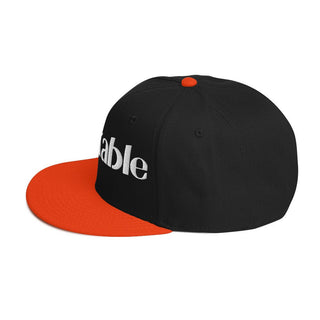 Blackable Classic Snapback Hat | Blackable – Black - Owned Woman - Owned Fashion Tech