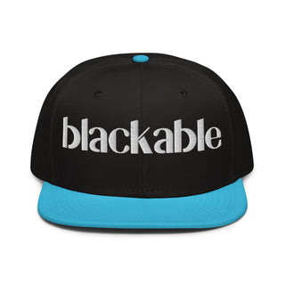Blackable Classic Snapback Hat | Blackable – Black - Owned Woman - Owned Fashion Tech