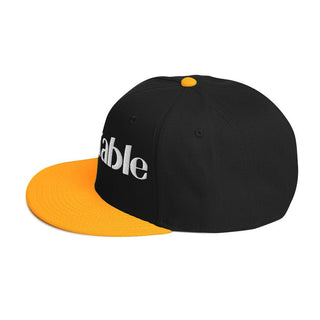 Blackable Classic Snapback Hat | Blackable – Black - Owned Woman - Owned Fashion Tech