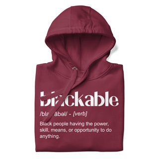 Blackable Definition Hoodie (Unisex) | Blackable – Black - Owned Woman - Owned Fashion Tech