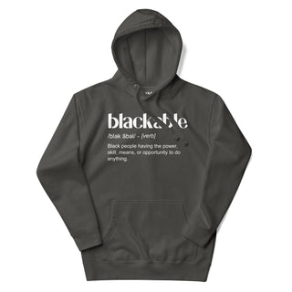 Blackable Definition Hoodie (Unisex) | Blackable – Black - Owned Woman - Owned Fashion Tech
