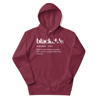 Blackable Definition Hoodie (Unisex) | Blackable – Black - Owned Woman - Owned Fashion Tech
