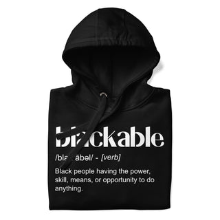 Blackable Definition Hoodie (Unisex) | Blackable – Black - Owned Woman - Owned Fashion Tech