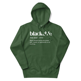 Blackable Definition Hoodie (Unisex) | Blackable – Black - Owned Woman - Owned Fashion Tech