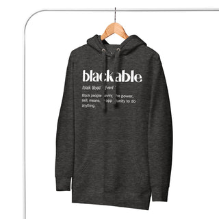 Blackable Definition Hoodie (Unisex) | Blackable – Black - Owned Woman - Owned Fashion Tech