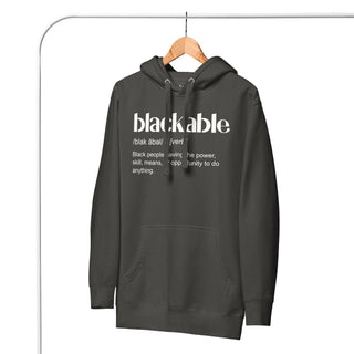 Blackable Definition Hoodie (Unisex) | Blackable – Black - Owned Woman - Owned Fashion Tech