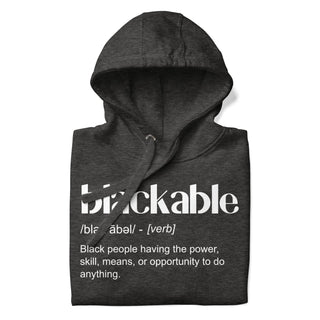 Blackable Definition Hoodie (Unisex) | Blackable – Black - Owned Woman - Owned Fashion Tech