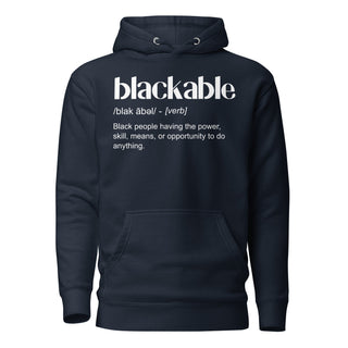 Blackable Definition Hoodie (Unisex) | Blackable – Black - Owned Woman - Owned Fashion Tech
