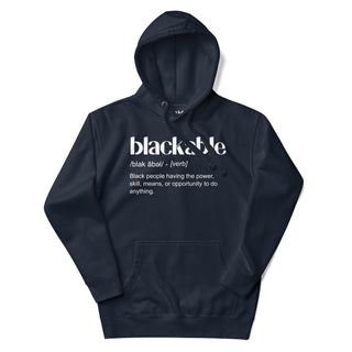 Blackable Definition Hoodie (Unisex) | Blackable – Black - Owned Woman - Owned Fashion Tech