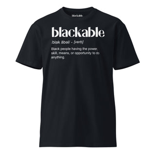 Blackable Definition T-shirt | Blackable – Black - Owned Woman - Owned Fashion Tech