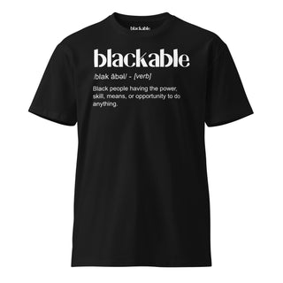 Blackable Definition T-shirt | Blackable – Black - Owned Woman - Owned Fashion Tech