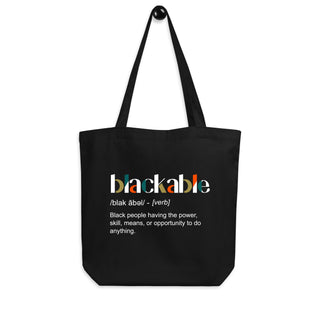 Blackable Definition Tote Bag | Blackable – Black - Owned Woman - Owned Fashion Tech