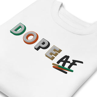 Blackable Dope AF Sweatshirt | Blackable – Black - Owned Woman - Owned Fashion Tech