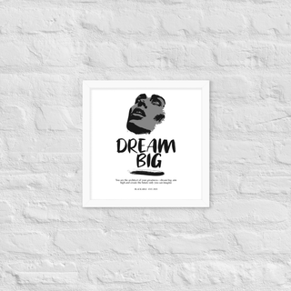 Blackable Dream Big Framed Poster | Blackable – Black - Owned Woman - Owned Fashion Tech