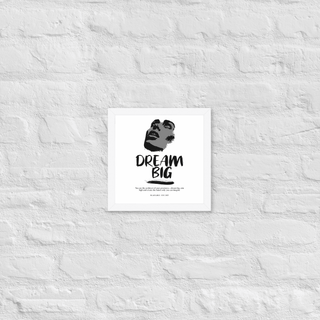 Blackable Dream Big Framed Poster | Blackable – Black - Owned Woman - Owned Fashion Tech