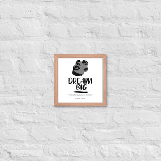Blackable Dream Big Framed Poster | Blackable – Black - Owned Woman - Owned Fashion Tech