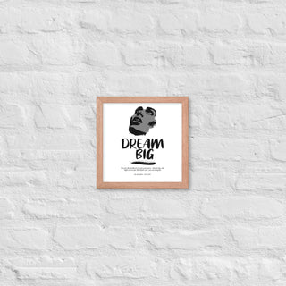 Blackable Dream Big Framed Poster | Blackable – Black - Owned Woman - Owned Fashion Tech